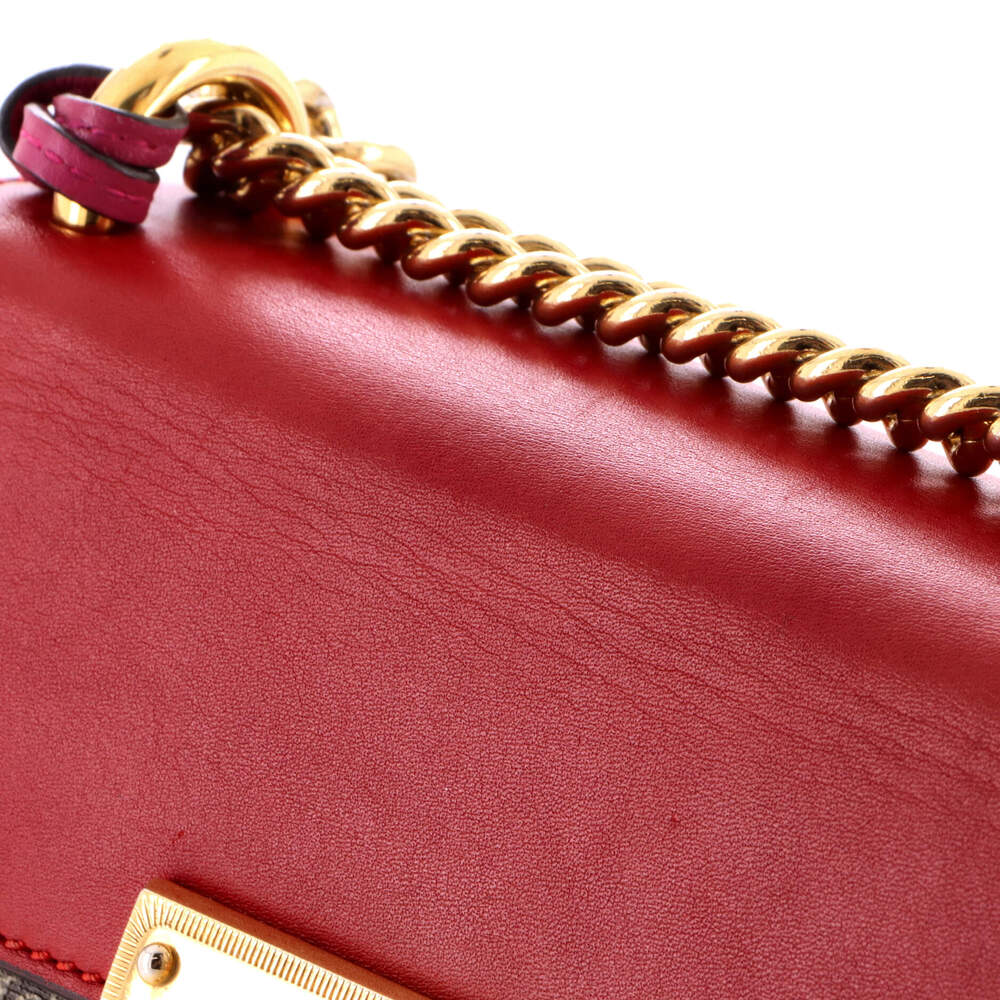 Gucci Padlock Shoulder Bag Gg Coated #237160G79B - Picture 6 of 8